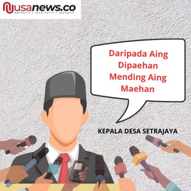 
					Gambar Ilustrasi, ancaman  Kades Setrajaya 
