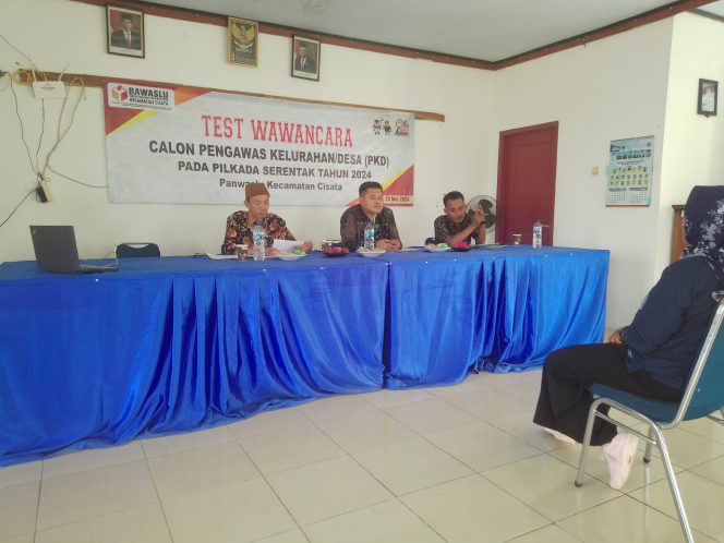 
					Tahapan Wawancara Calon Panwaslu Kelurahan Desa (PKD) Dilaksanakan Di PGRI Cisata