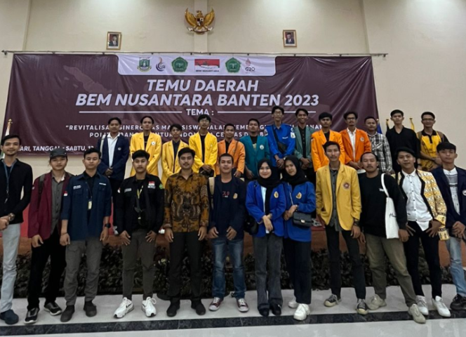 
					BEM NUSANTARA Banten Akan Gelar Aksi Demonstrasi Menolak Perpanjangan  Masa Jabatan PJ Gubernur