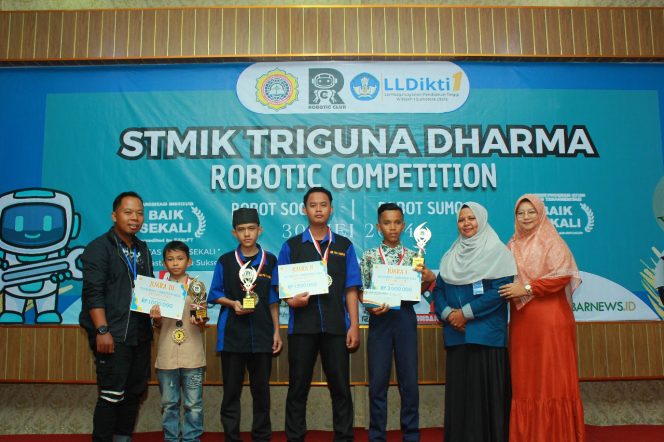 
					Kompetisi Robotic Digelar Di STMIK Triguna Dharma, Berjalan Sukses Dan Tanpa Hambatan