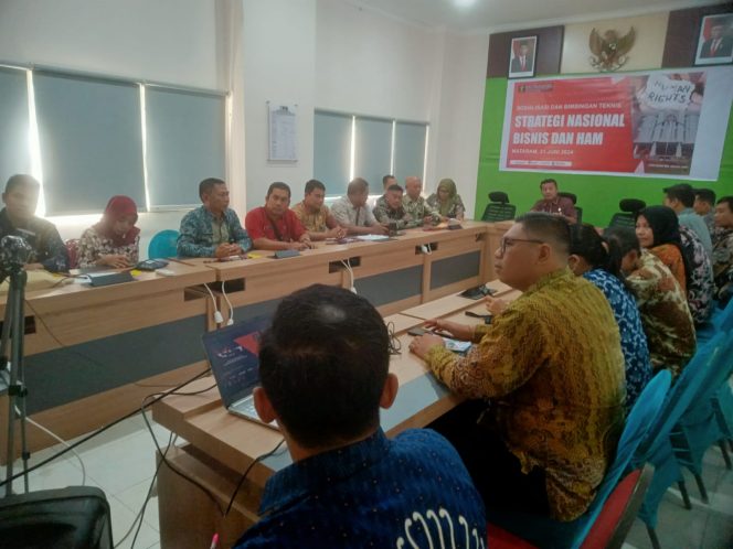 
					Kanwikumham Sosialisasi Dan Bimtek, Strategi Nasional Bisnis dan Hak Asasi Manusia