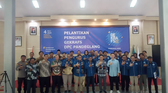 
					Dorong Kemajuan Ekonomi, Kepengurusan Gekrafs DPC Pandeglang Resmi Dikukuhkan