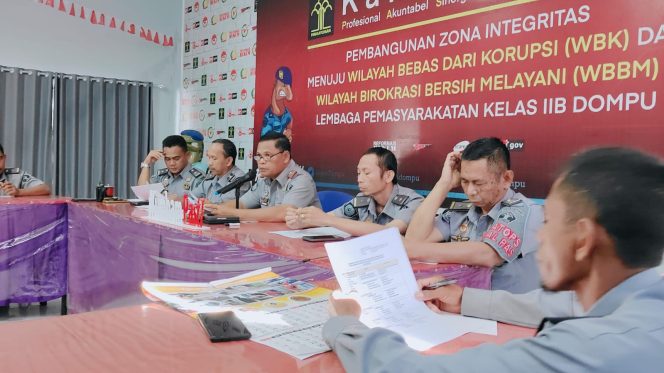 
					Persiapan Peringatan Hari Pengayoman Ke 79, Lapas Dompu Gelar Rapat Pembentukan Panitia.