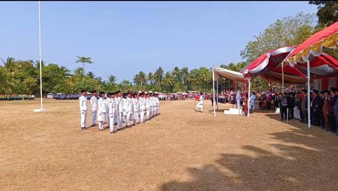 
					Upacara Peringatan HUT ke-79 RI di Kecamatan Wanasalam