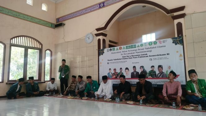 
					Gagas Program Strategis, MWC NU Mandalwangi gelar Silaturrahmi dan Doa Bersama