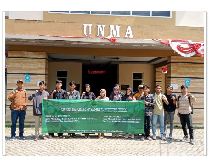 
					Berikan Dukungan, Aliansi Mahasiswa Cinta Kampus Dukung Rektorat Bersihkan Oknum Dosen