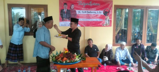 
					Resmi Dilantik H. Tedi Sudarna  Bersama Team Langsung Gelar Syukuran