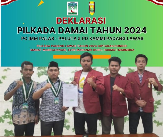 
					IMM Dan KAMMI Deklarasikan Pilkada Damai Tahn 2024