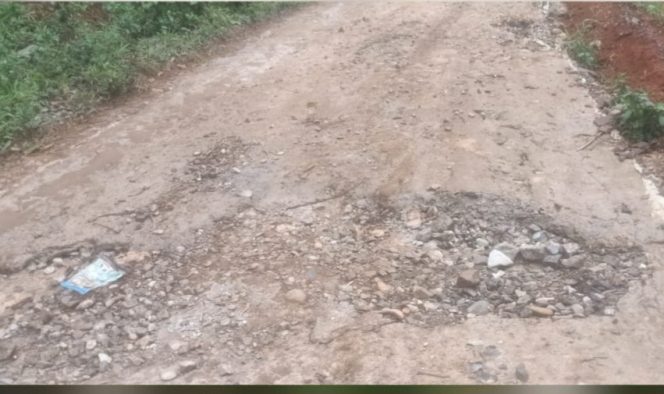 
					Pembangunan jalan betonisasi milik desa mekarjaya di kabupaten lebak hancur kembali (Nusakata.com)