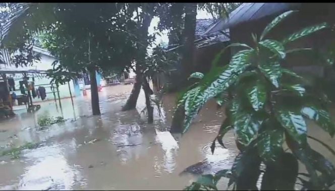 
					Desa Ciawi Kecamatan Patia Terendam Curah Hujan Yang Meluap (Istimewa)