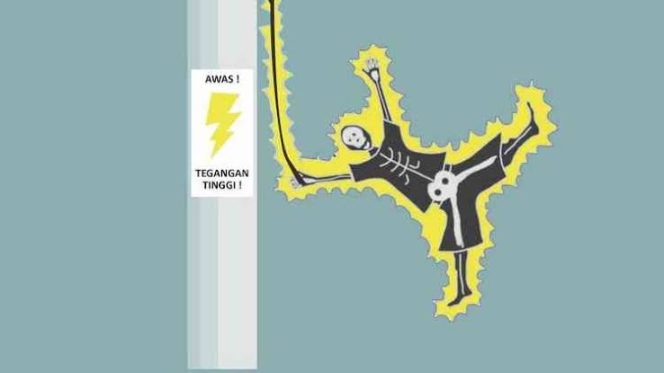 
					Gambar Ilustrasi Orang Tersengat Listrik dan meninggal. (Istimewa)