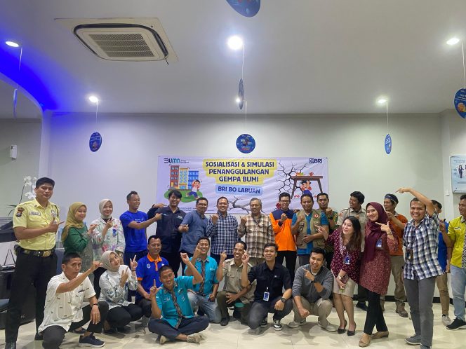 
					BRI BO Labuan Sosialisasikan Mitigasi Gempa Bumi, Pegawai Dibekali Langkah