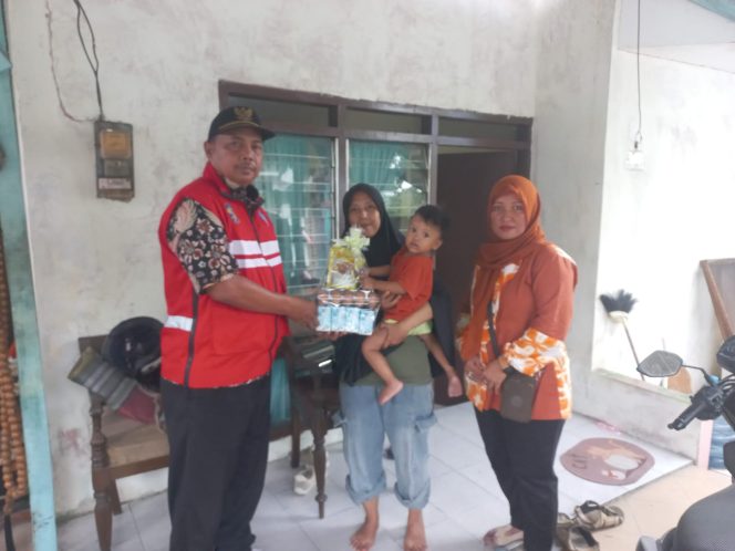 
					Lurah Babat Jerawat, Turun Langsung Tinjau Kondisi Balita Stunting