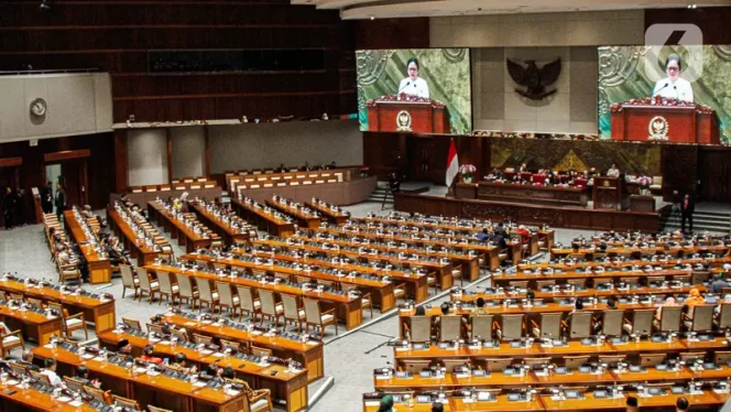 
					Gedung DPR RI. Pada saat melaksanakan rapat (Dok/Ist)