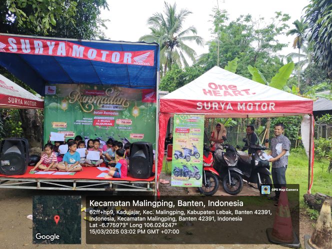 
					Maknai Ramadhan Surya Motor Dan Oto Finance Malingping Gelar Roadshow Santuni Yatim Piatu