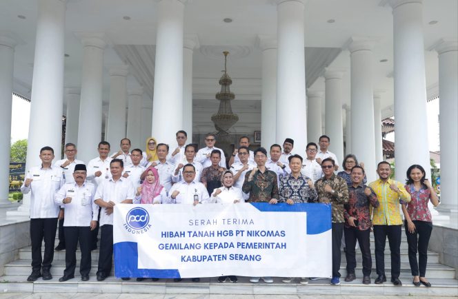 
					PT. Nikomas berikan hibah ke pemda serang (dok/Ist)