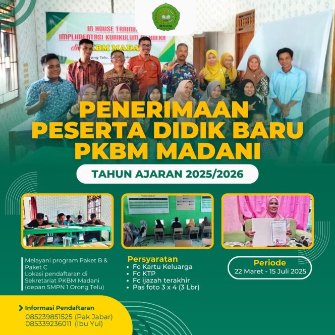 
					PKBM Madani (gambar/Ist)