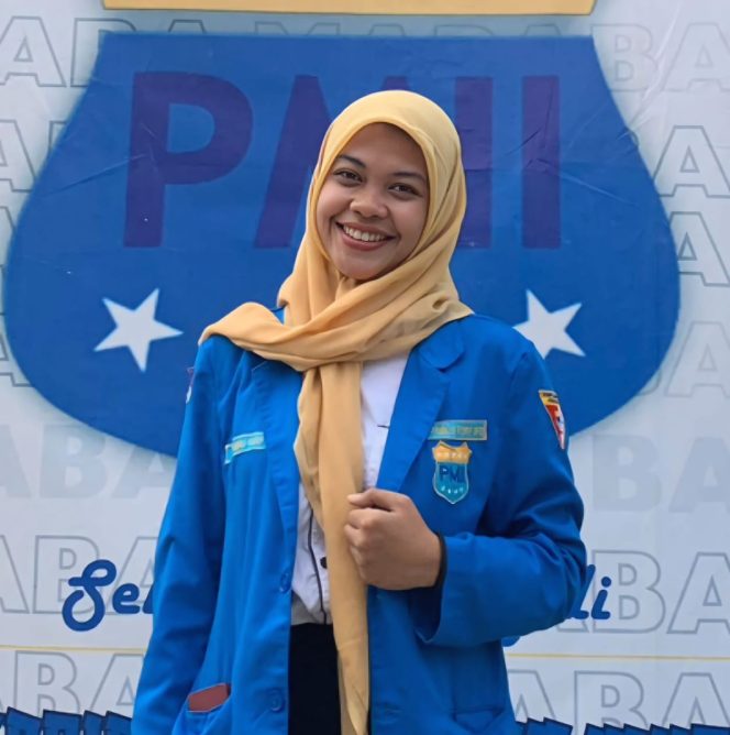 
					Foto. Tati Iklima. Ketua Kopri PMII STKIP Mutiara Banten.