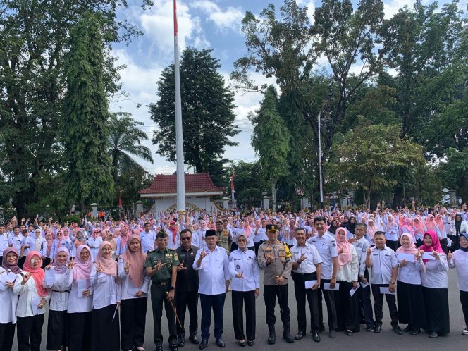 
					Pemkab Lahat hadirkan UMKM diacara halal bihalal (ist)