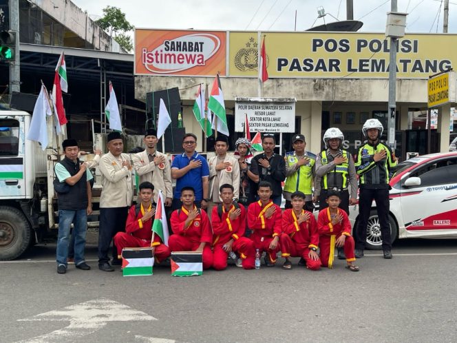 
					Foto. PDPM Lahat Aksi Solidaritas bertajuk peduli Palestina (Ist).