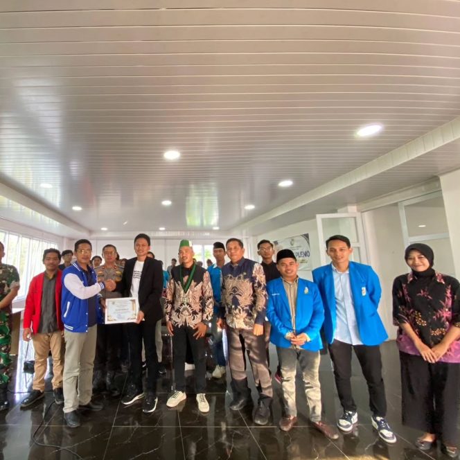 
					KNPI Pandeglang saat mengisi acara HMI Pandeglang (Ist)