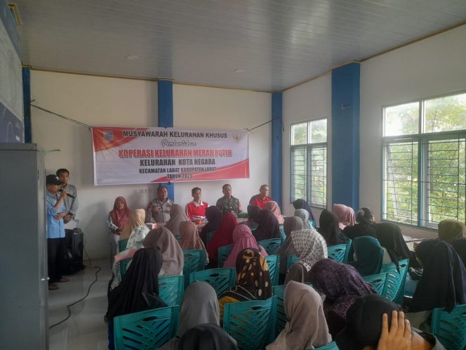 
					Foto. Pembentukan Koprasi Merah Putih di Kelurahan Kota Negara, Kecamatan Lahat (Ist).