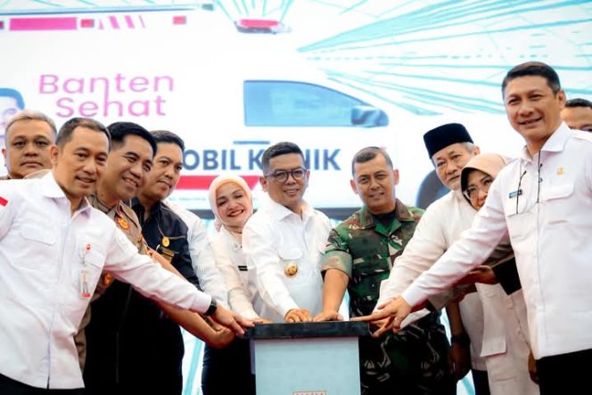 
					Foto : Gubernur Banten Dan Wakil Beserta para jajaran vertikal, Meluncurkan Program Kerja Gubernur Banten (Dok/Ist)