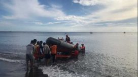 Photo: BMKG dan Polri beri sosialisasi dan tim SAR terus lakukan pencarian nelayan hilang di Bunutan (dok: ist)