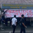 Mahasiswa Lebak/Kumala Demo PUPR Lebak (Ist)
