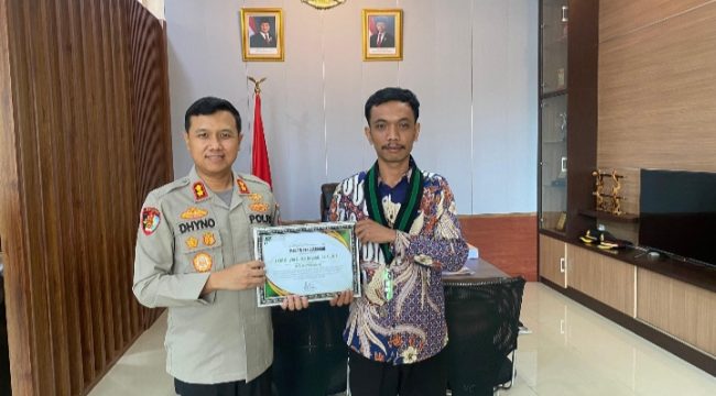 Ketua Umum HMI dan Kapolres Pandeglang (Dok. Istimewa)