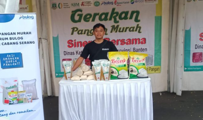 
					Salah satu lapak pada Gerakan Pangan Murah