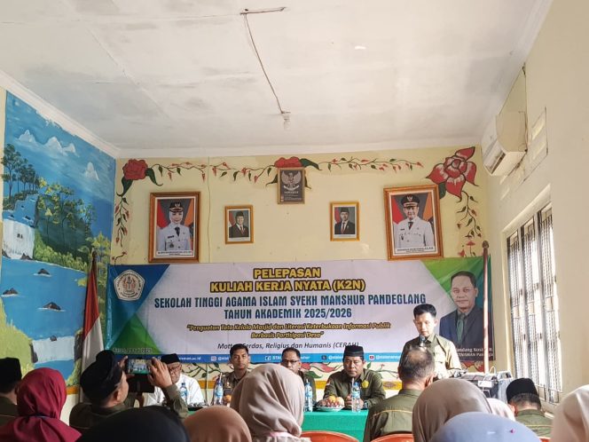 
					Foto. Penyerahan Peserta K2N STAI Syekh Manshur Pandeglang (Ist).
