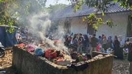 Potret Tumpukan Sampah di Kwadanan Menes Saat Meriahkan Perlombaan kegiatan (Dok/nusakata.com)