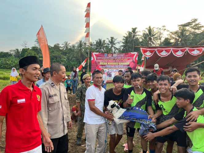 
					Dalam rangka memeriahkan HUT RI ke-80 di Desa Kaung Caang. Minggu, (17/8/2025).