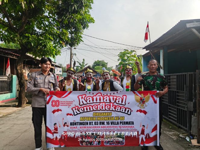 
					Warga Villa Permata Rayakan Karnaval Kemeriahan Kemerdekaan (Dok/Ist)