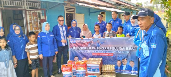 
					Partai Demokrat Kabupaten Lahat Gelar Doa Bersama Anak Yatim. (Ist)