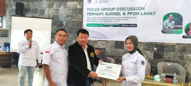 
					Focus Group Discussion Perhapi Sumsel FP2M Kabupaten Lahat 