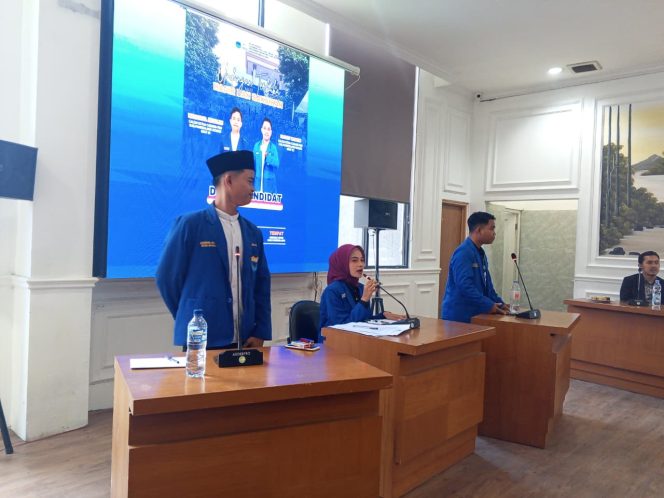 
					Pengurus Cabang Pergerakan Mahasiswa Islam Indonesia (PC PMII) Kabupaten Pandeglang menggelar Debat Kandidat Ketua Cabang PMII Pandeglang periode 2025–2026 di Aula Gedung DPRD Pandeglang, Selasa (30/9/2025).