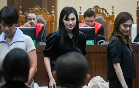 Sandra Dewi Saat Dipersidangan. (Ist)