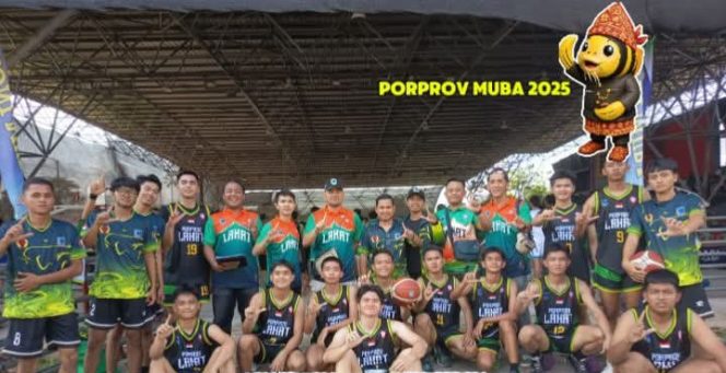
					Tak Mau Kalah Tim Basket Putra Lahat Raih Kemenangan Perdana. (Ist)