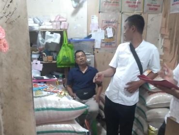 Polres Pandeglang Tinjau Pasar Tradisional Tinjau Keamanan Beras. (Ist)