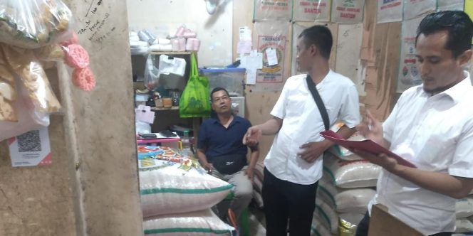 
					Polres Pandeglang Tinjau Pasar Tradisional Tinjau Keamanan Beras. (Ist)