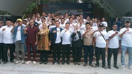 Jambore dan Sumpah Pemuda Dilaksanakan Karang Taruna Kabupaten Pandeglang di Juhut. Selasa, (28/10/2025).