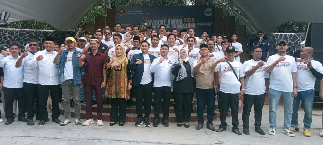 Jambore dan Sumpah Pemuda Dilaksanakan Karang Taruna Kabupaten Pandeglang di Juhut. Selasa, (28/10/2025).