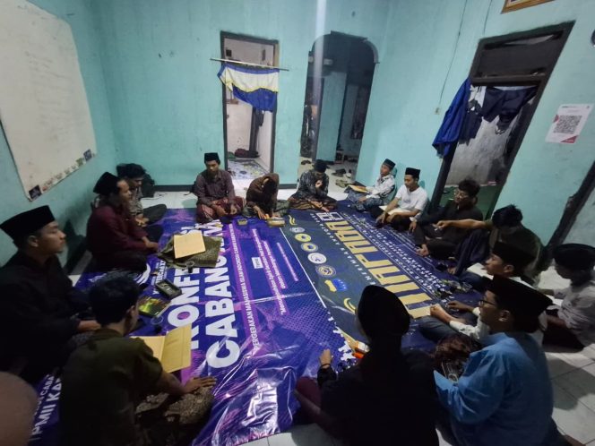 Kaji Fathul Qorib, PMII STAI KH. Abdul Kabier Bangun Kader Moderat dan Berilmu. (Ist)