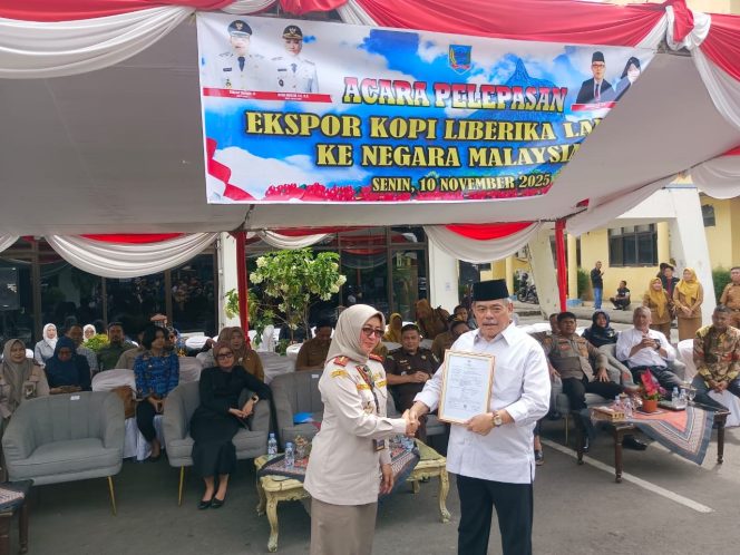 
					Pelepasan Ekspor Kopi Liberika Kabupaten Lahat Ke Negara Malaysia. (Ist)