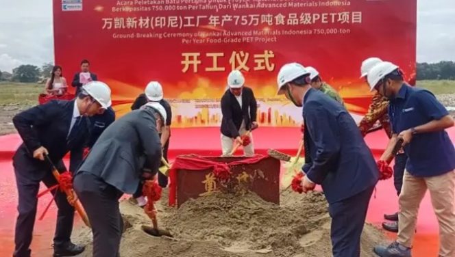 
					Pembangunan Perusahaan PT Wankai Advanced Materials Indonesia. (Dok/Ist)