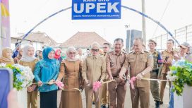 Wakil Bupati Lahat Launching Program Upek Kampek. (Foto Peresmian/Ist)