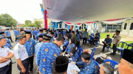 Pemkab Lahat Laksanakan Tes Urine ASN sebagai Upaya Perangi Narkoba. (Ist)