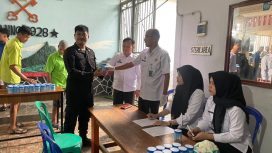 Lapas Kelas IIA Lahat Laksanakan Kegiatan Tes Urine Pegawai Dan Narapidana. (Ist)